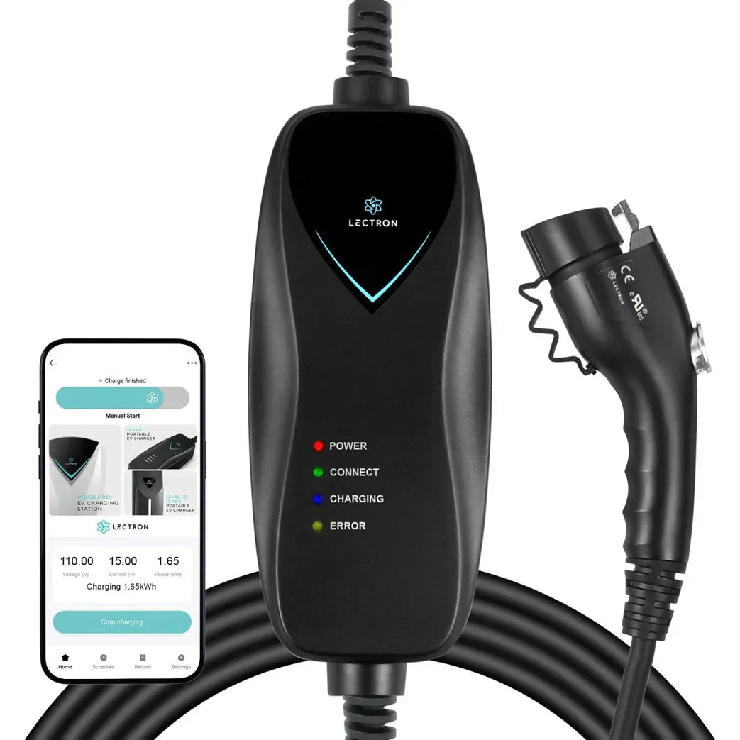 120V J1772 Portable Charger w/ App